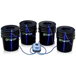 PowerGrow Systems DWC Hydroponic Bubbler Bucket Kit (4Γ5 Gal)